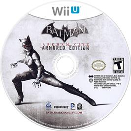 Artwork on the Disc for Batman - Arkham City - Armored Edition on the Nintendo Wii U.