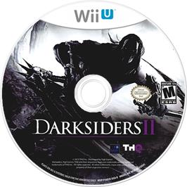 Artwork on the Disc for Darksiders II on the Nintendo Wii U.