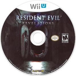 Artwork on the Disc for Resident Evil - Revelations on the Nintendo Wii U.