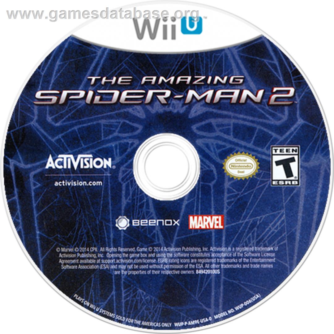 Amazing Spider-Man 2, The - Nintendo Wii U - Artwork - Disc