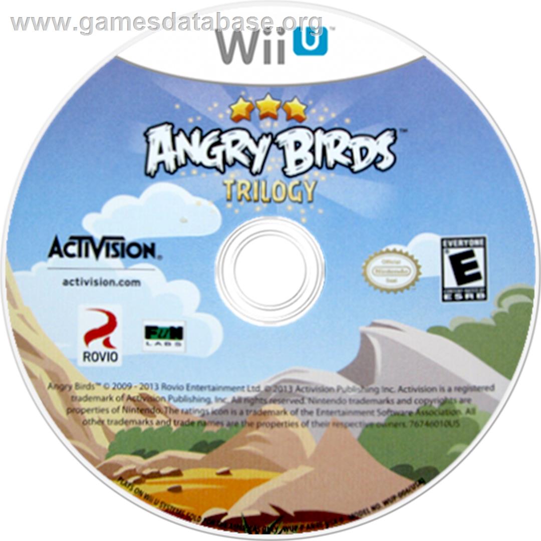 Angry Birds Trilogy - Nintendo Wii U - Artwork - Disc