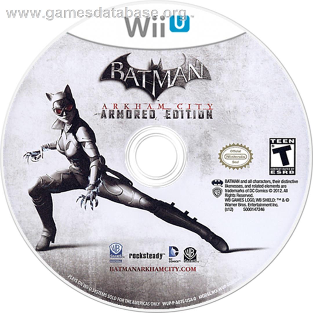 Batman - Arkham City - Armored Edition - Nintendo Wii U - Artwork - Disc