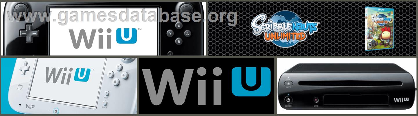 Scribblenauts Unlimited - Nintendo Wii U - Artwork - Marquee
