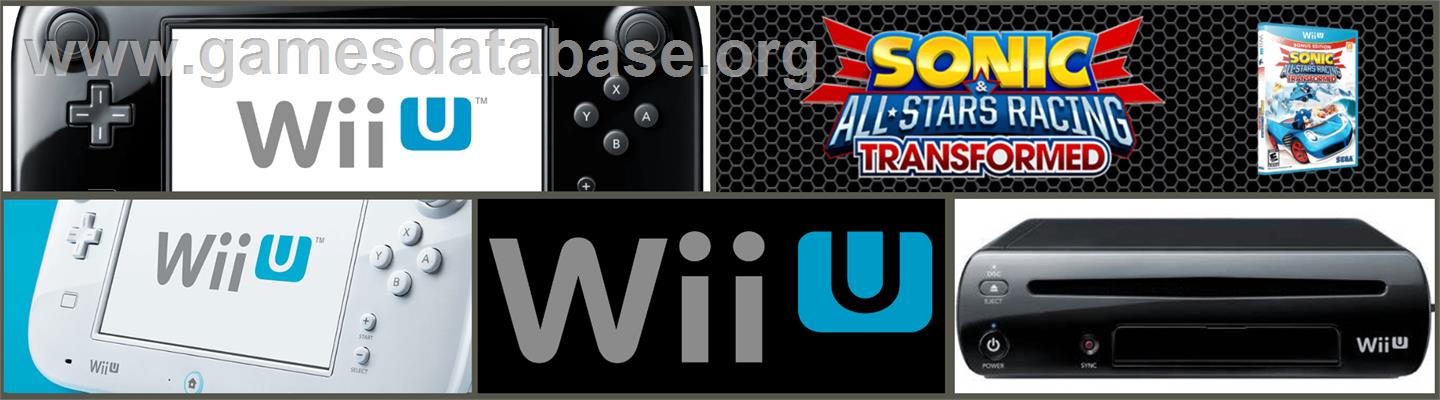 Sonic & All-Stars Racing Transformed - Nintendo Wii U - Artwork - Marquee