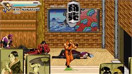 In game image of Art of Fighting - Beats of Rage Remix III on the OpenBOR.