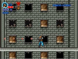In game image of Contra - Locked 'N Loaded on the OpenBOR.