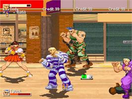 In game image of Final Fight DC Alteration on the OpenBOR.