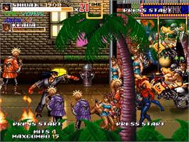 In game image of Streets Of Rage XXX on the OpenBOR.