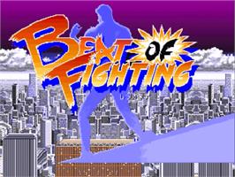 Title screen of Beats of Fighting on the OpenBOR.