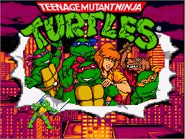 Title screen of TMNT Red Sky Battle on the OpenBOR.