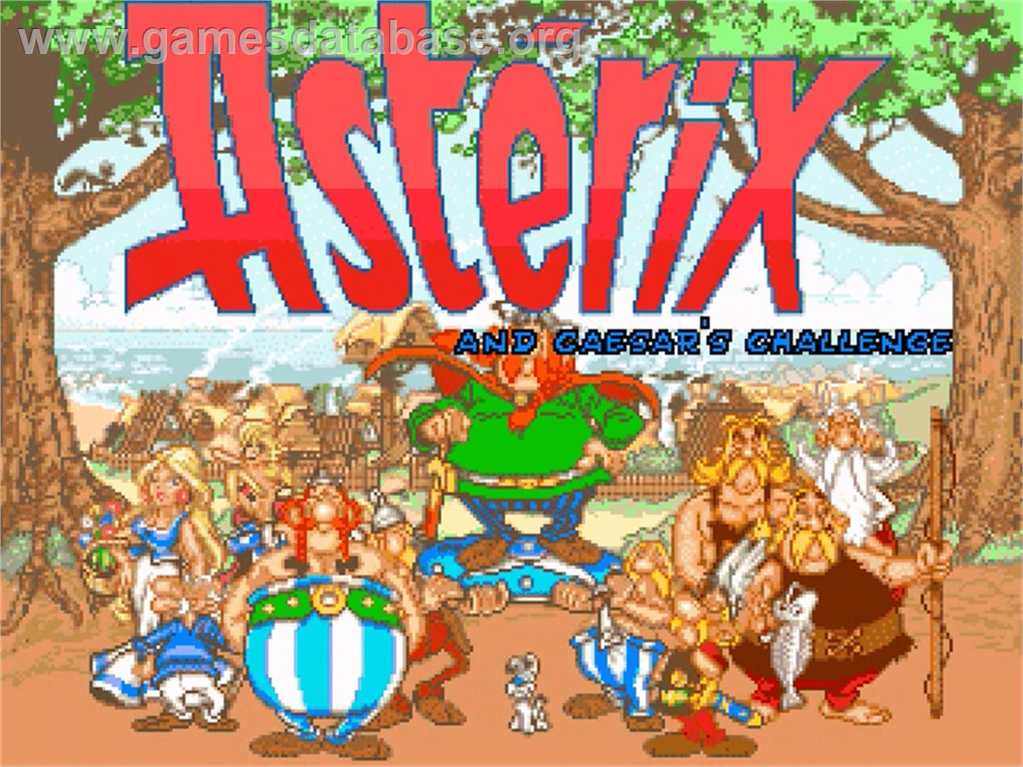 Asterix and Caesars Challenge - OpenBOR - Artwork - Title Screen