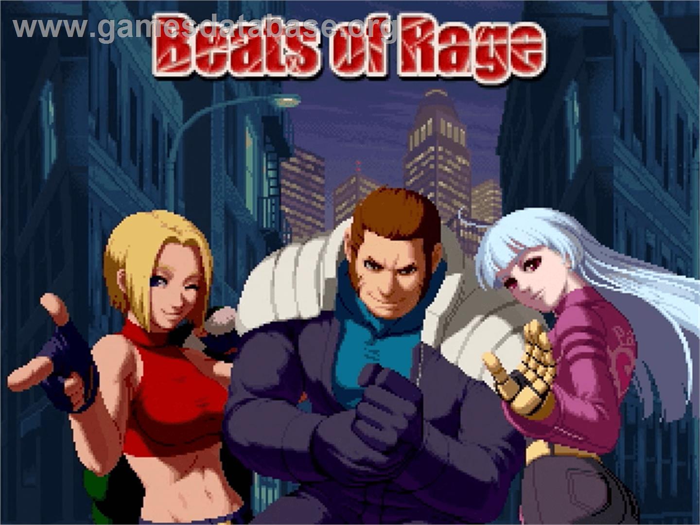 Beats of Rage - OpenBOR - Artwork - Title Screen