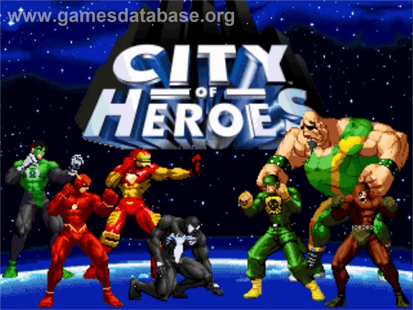 City Of Heroes - OpenBOR - Artwork - Title Screen