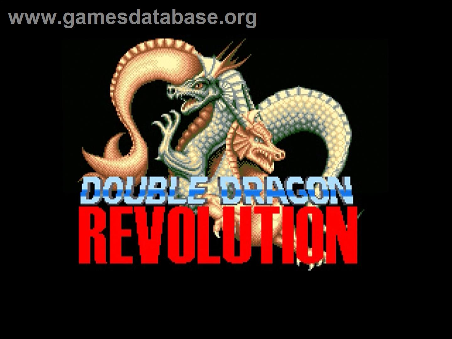 Double Dragon Revolution - OpenBOR - Artwork - Title Screen