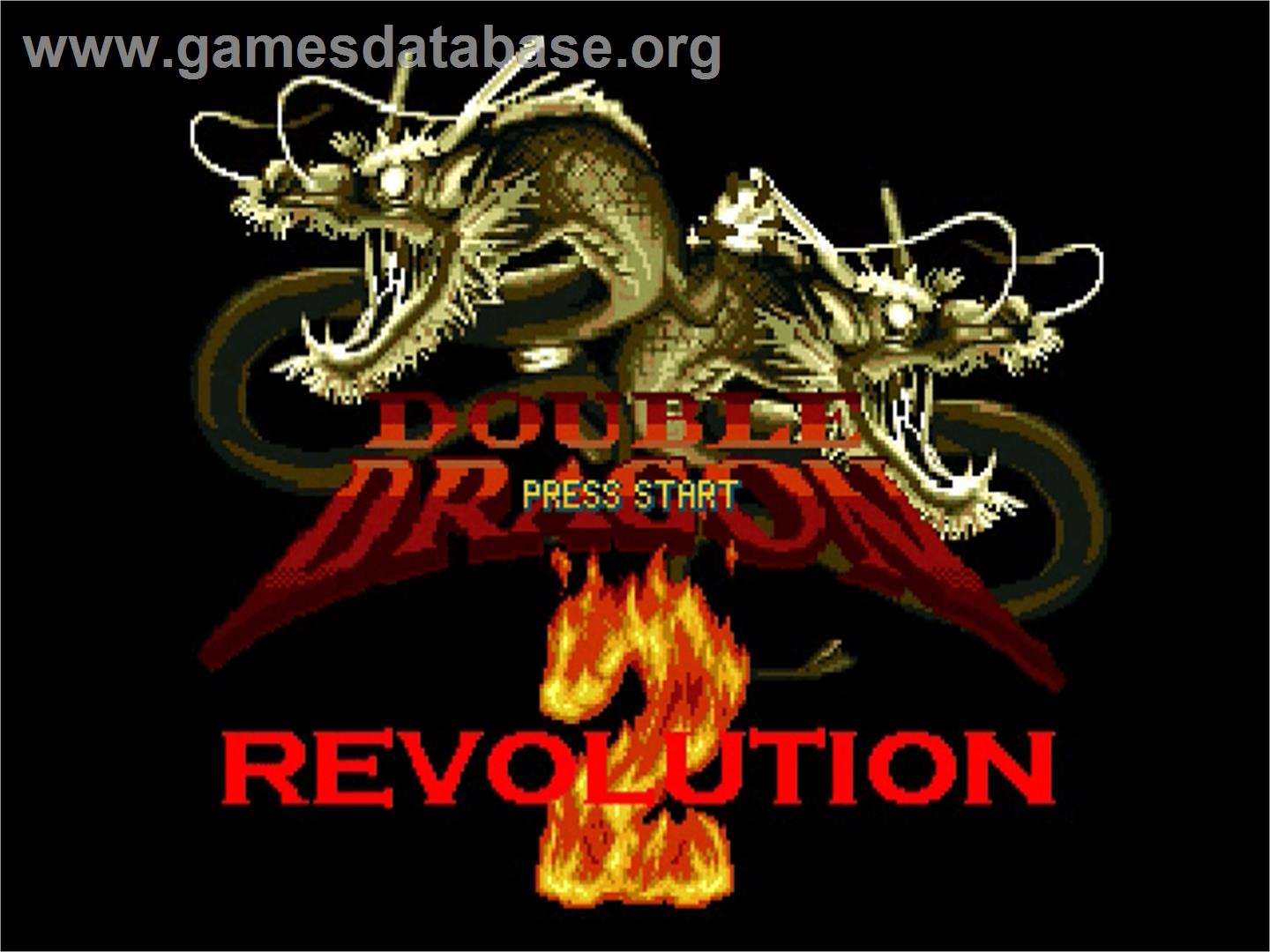 Double Dragon Revolution 2 - OpenBOR - Artwork - Title Screen