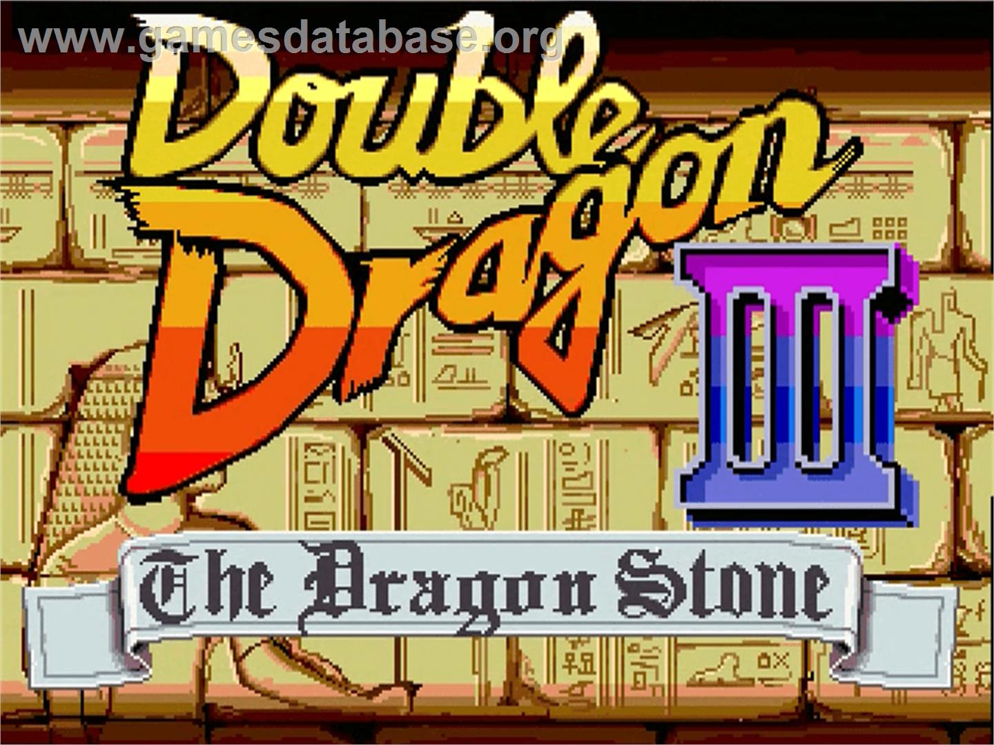 Double Dragon Revolution 3 - OpenBOR - Artwork - Title Screen