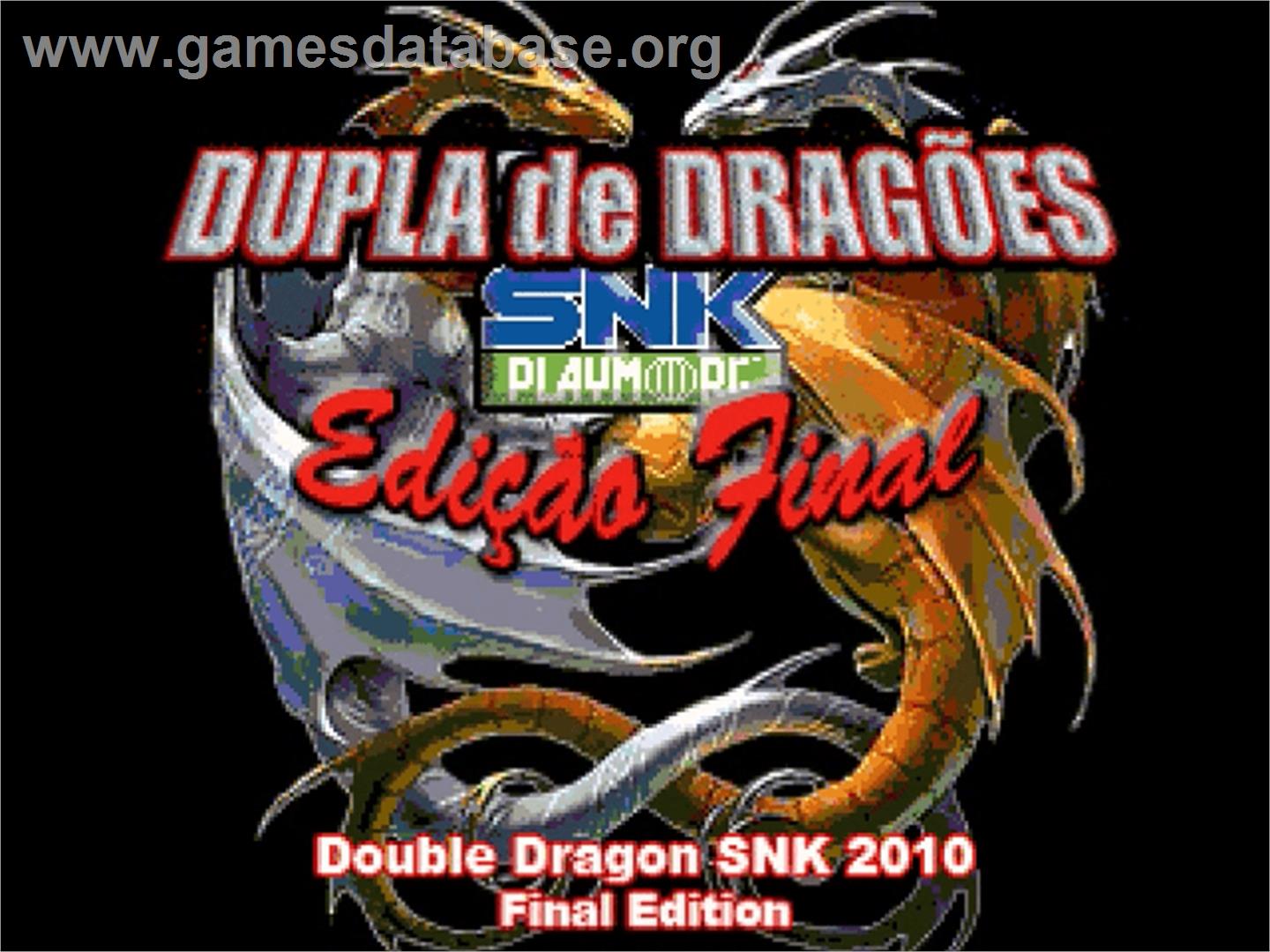 Double Dragon SNK Final Edition - OpenBOR - Artwork - Title Screen