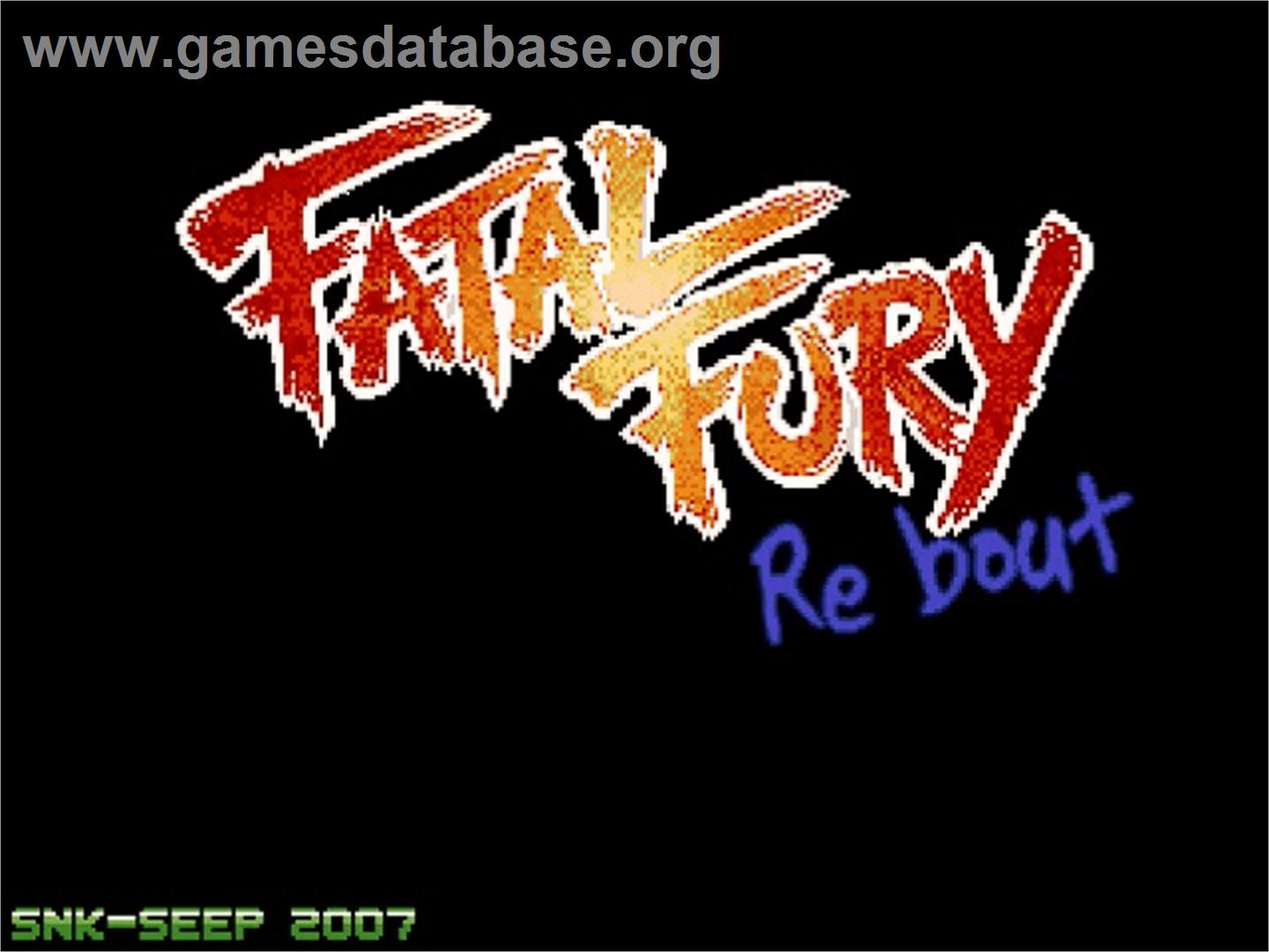 Fatal Fury ReBout - OpenBOR - Artwork - Title Screen