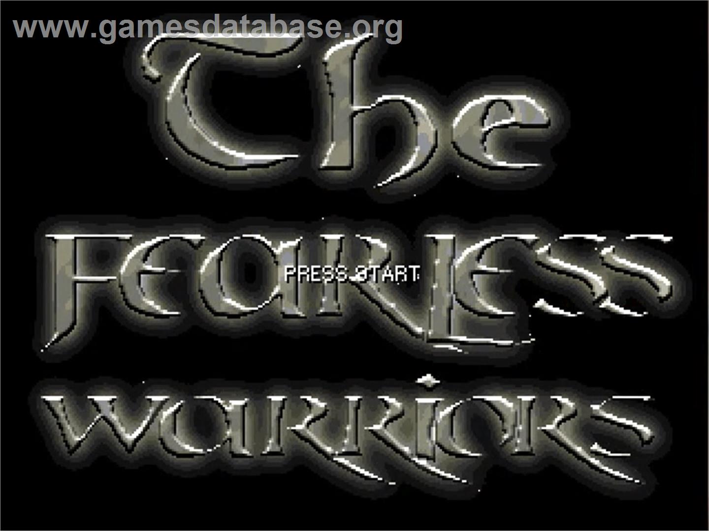 Fearless Warriors - OpenBOR - Artwork - Title Screen
