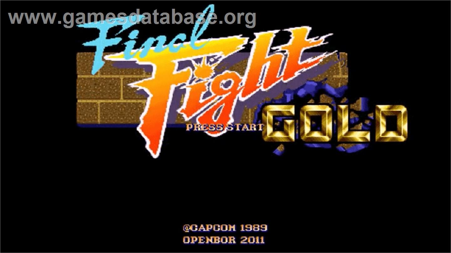 Final Fight Gold - OpenBOR - Artwork - Title Screen