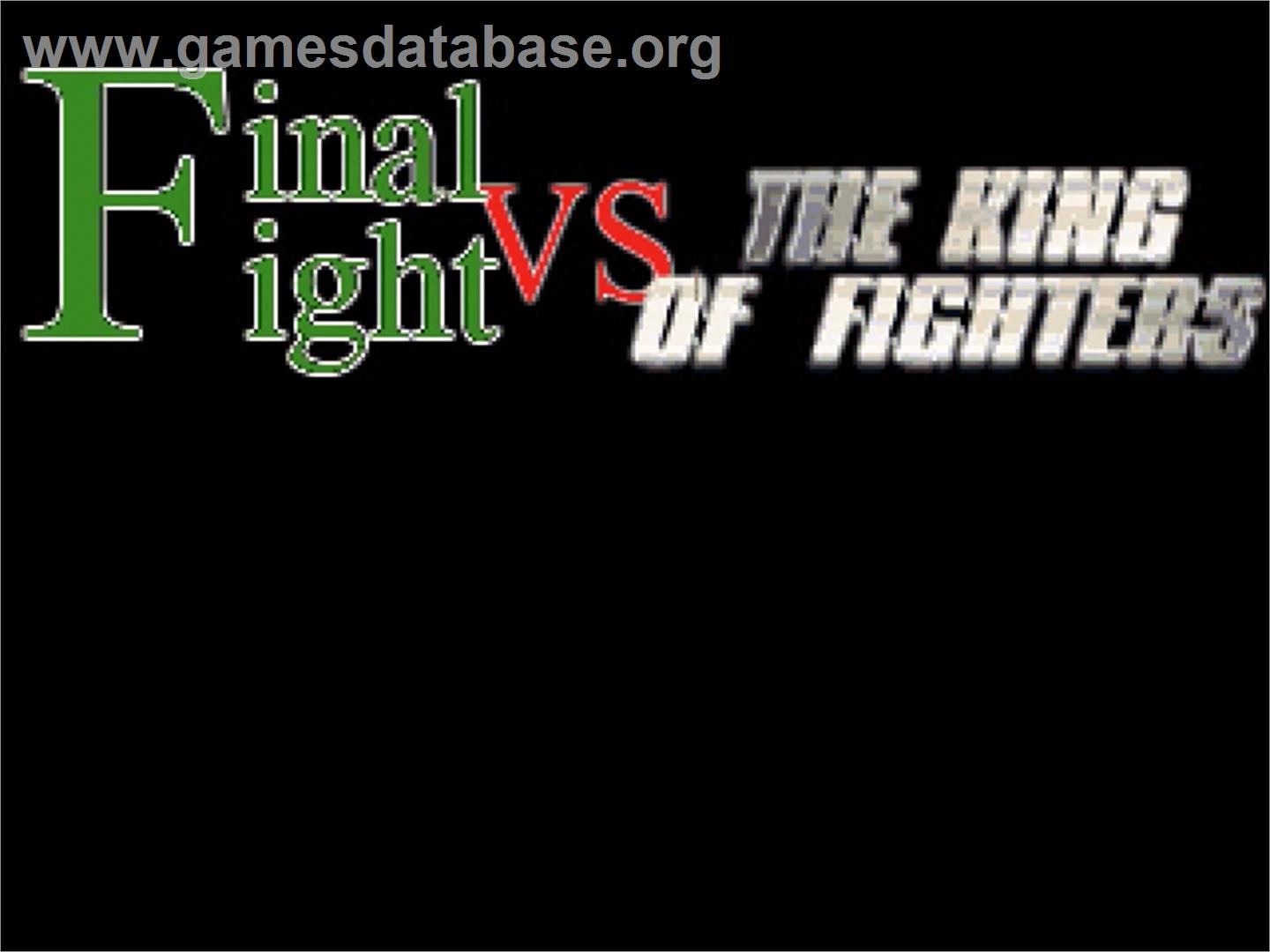 Final Fight vs The King Of Fighters - Episode 1 - OpenBOR - Artwork - Title Screen