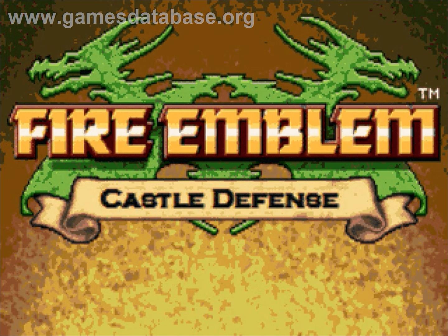 Fire Emblem - Castle Defense - OpenBOR - Artwork - Title Screen