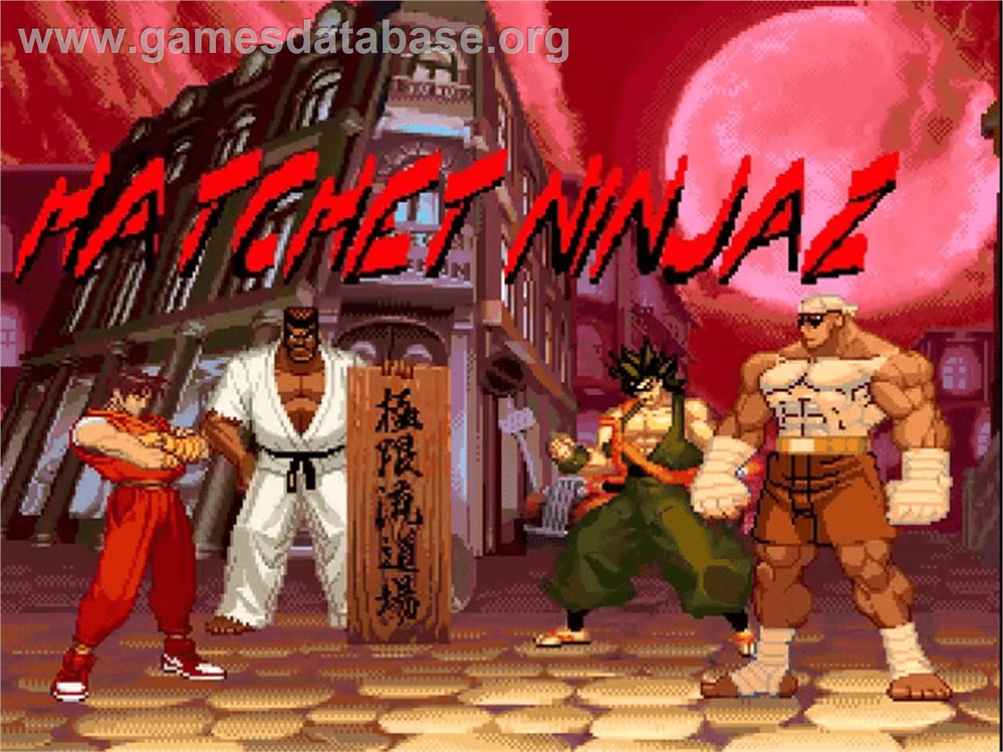 Hatchet Ninjaz - OpenBOR - Artwork - Title Screen
