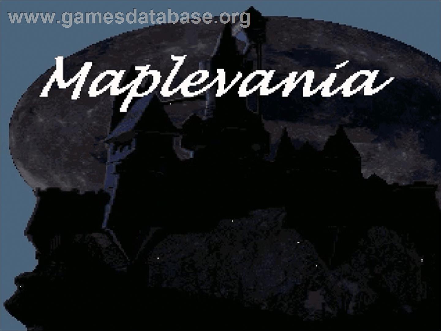 Maplevania - OpenBOR - Artwork - Title Screen