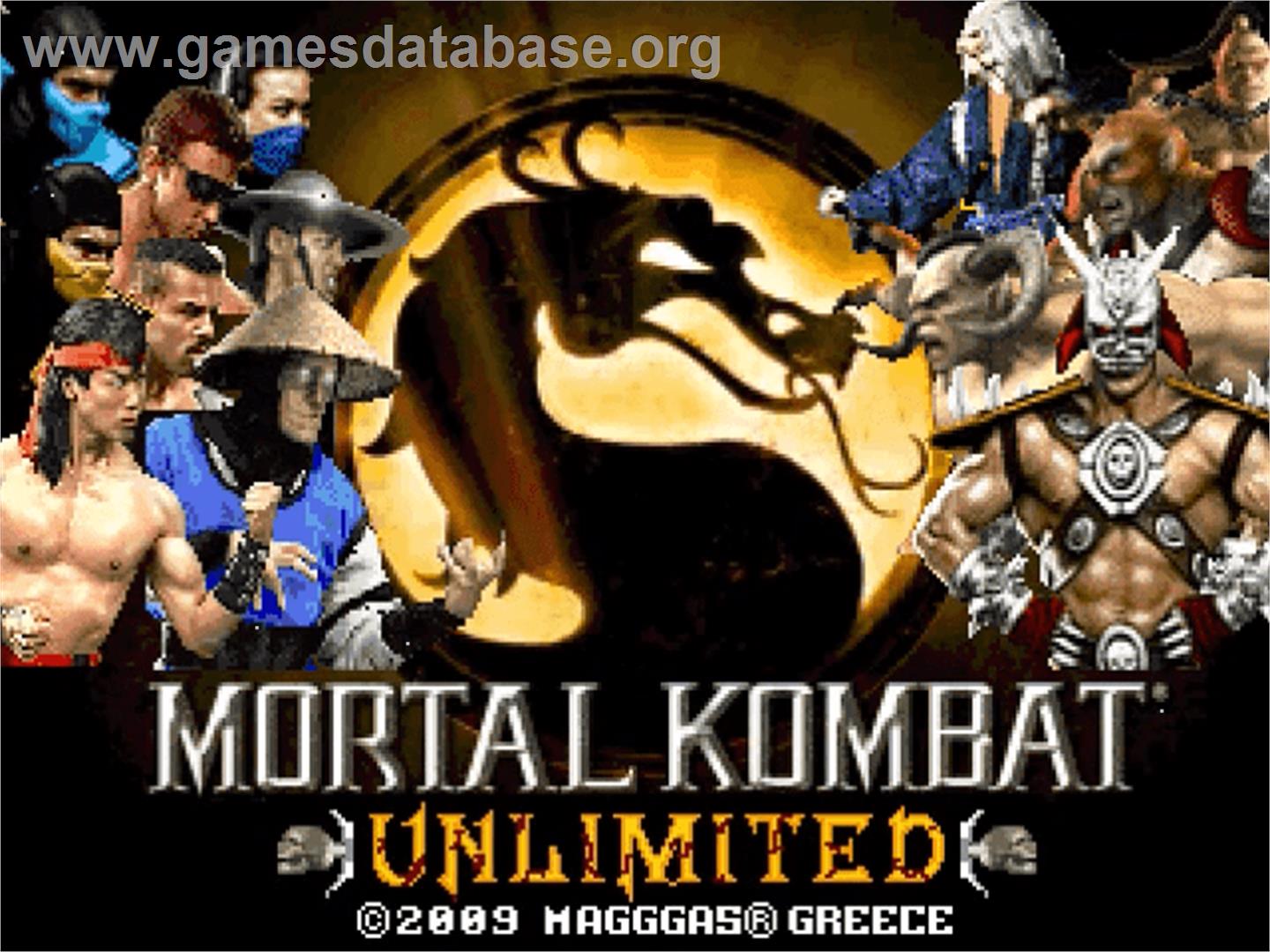 Mortal Kombat Unlimited - OpenBOR - Artwork - Title Screen