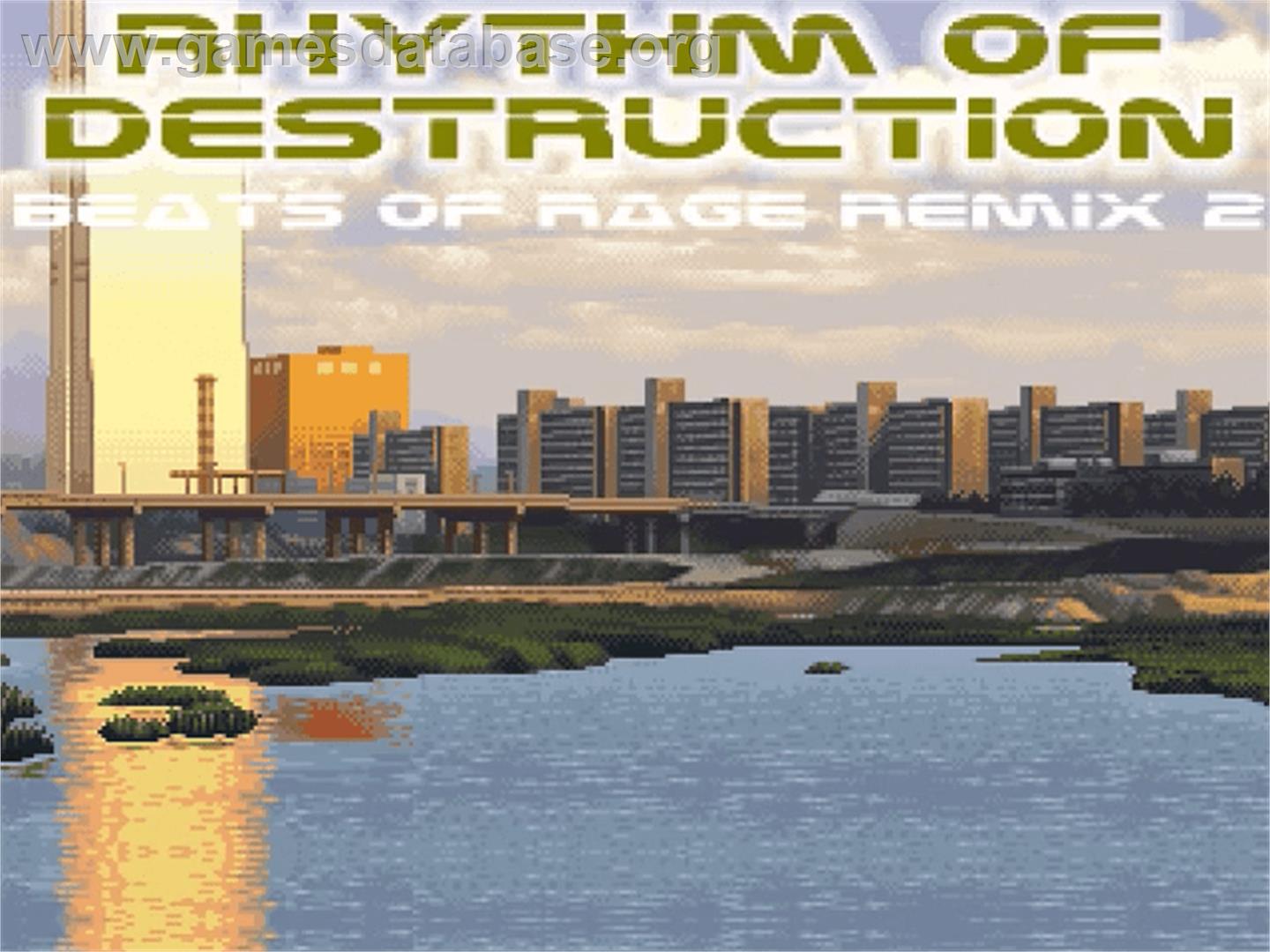 Rhythm of Destruction 2 - Green Edition - OpenBOR - Artwork - Title Screen