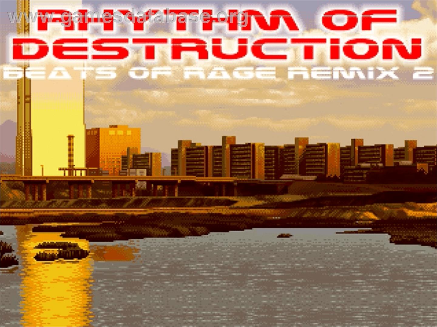 Rhythm of Destruction 2 - Red Edition - OpenBOR - Artwork - Title Screen