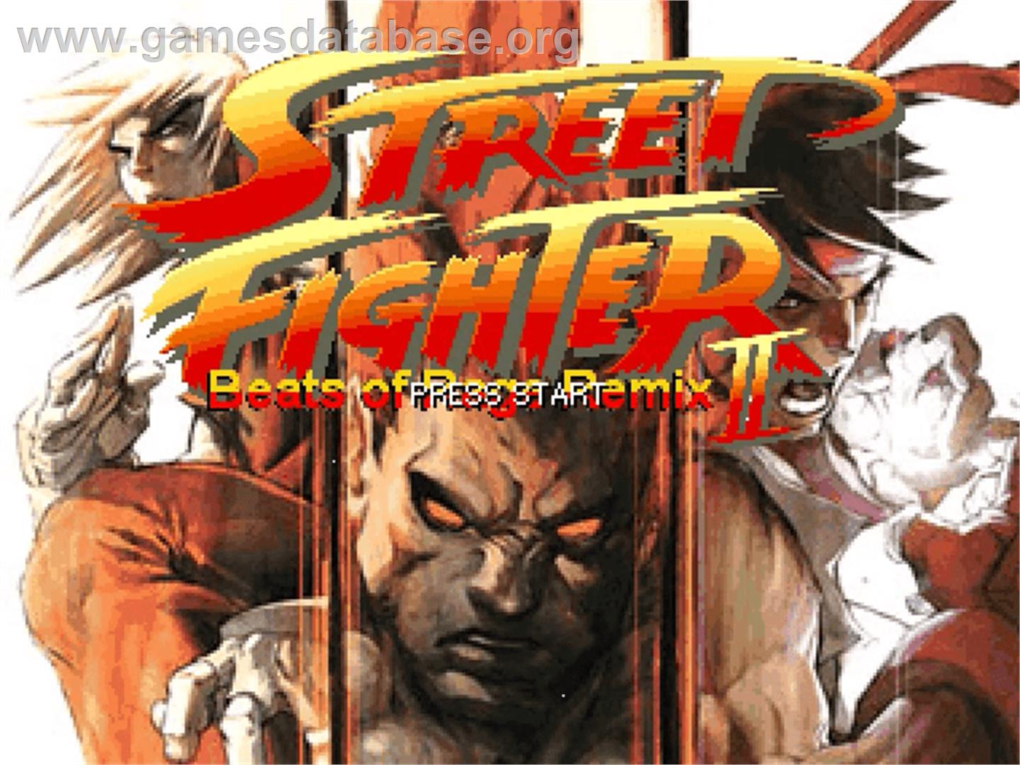 Rhythm of Destruction 2 - Street Fighter Edition - OpenBOR - Artwork - Title Screen