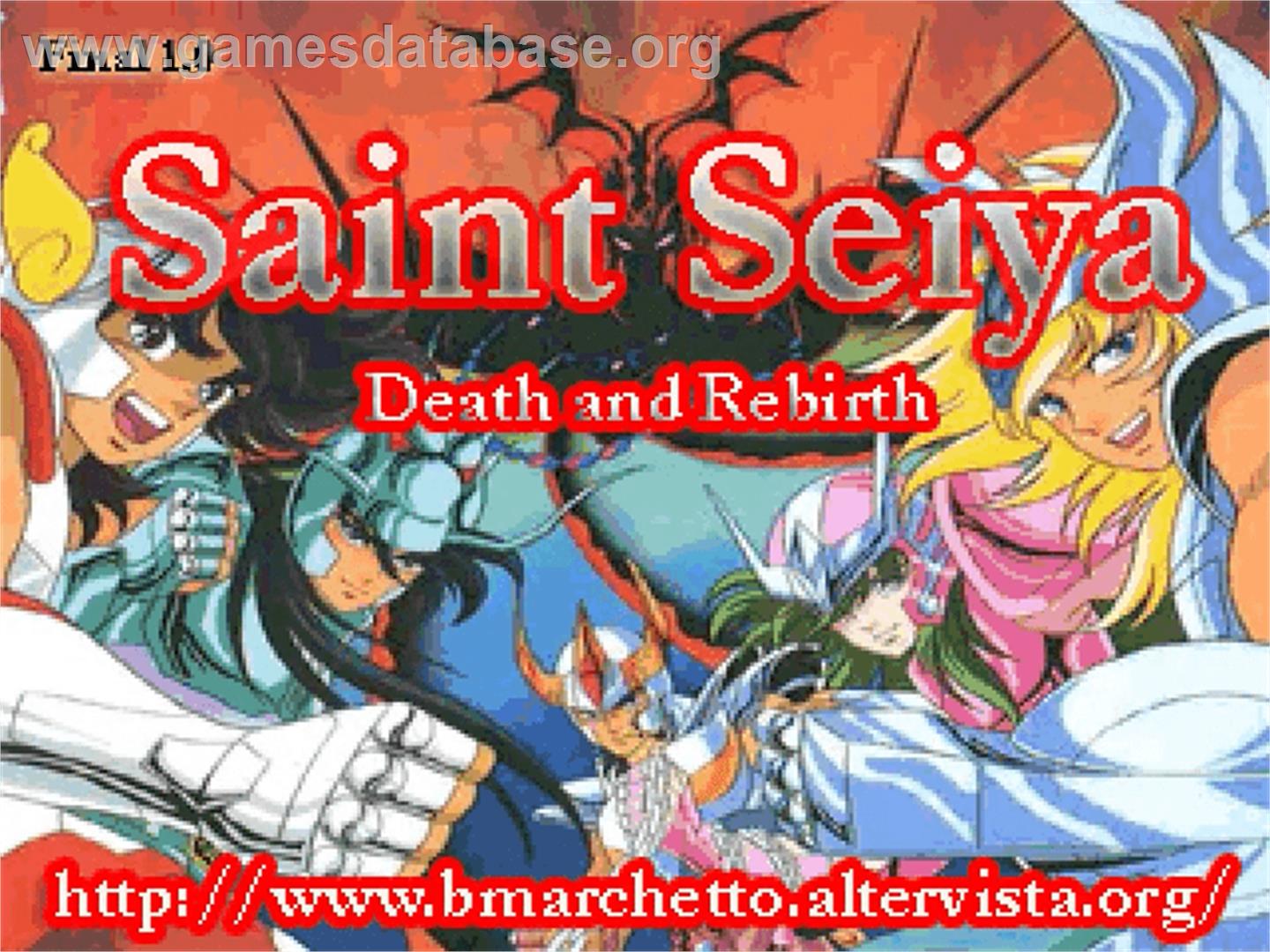 Saint Seiya Death & Rebirth - OpenBOR - Artwork - Title Screen