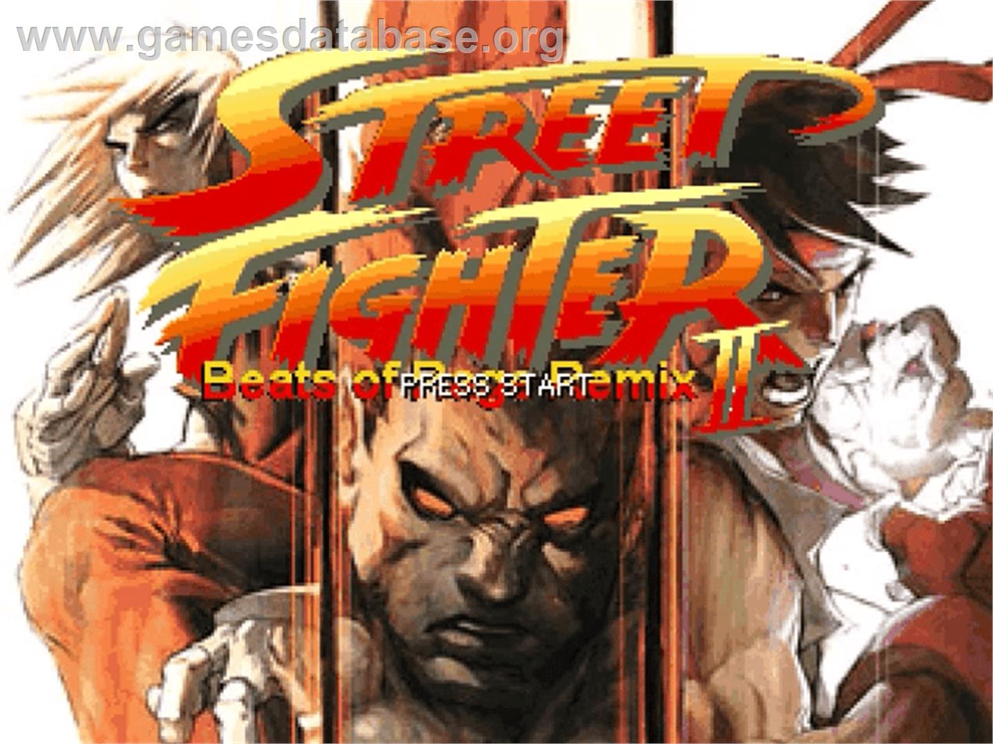 Street Fighter - Beats of Rage Remix II - OpenBOR - Artwork - Title Screen