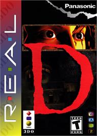 Box cover for D on the Panasonic 3DO.
