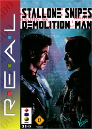 Box cover for Demolition Man on the Panasonic 3DO.