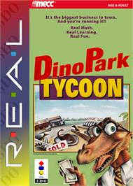 Box cover for Dinopark Tycoon on the Panasonic 3DO.