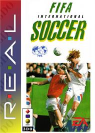 Box cover for FIFA International Soccer on the Panasonic 3DO.