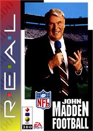 Box cover for John Madden Football '93 on the Panasonic 3DO.