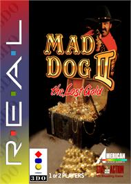Box cover for Mad Dog II: The Lost Gold on the Panasonic 3DO.