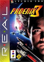 Box cover for Phoenix 3 on the Panasonic 3DO.