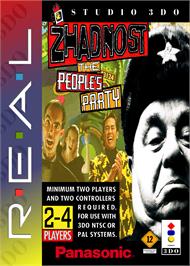 Box cover for Zhadnost: The People's Party on the Panasonic 3DO.
