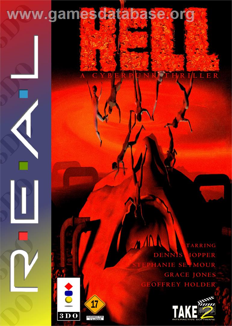 Hell: A Cyberpunk Thriller - Panasonic 3DO - Artwork - Box