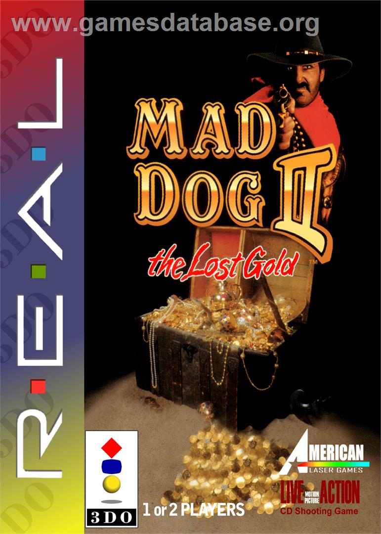 Mad Dog II: The Lost Gold - Panasonic 3DO - Artwork - Box