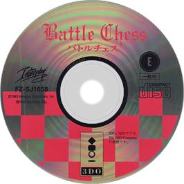 Artwork on the Disc for Battle Chess on the Panasonic 3DO.