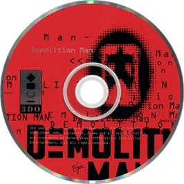 Artwork on the Disc for Demolition Man on the Panasonic 3DO.
