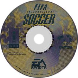 Artwork on the Disc for FIFA International Soccer on the Panasonic 3DO.