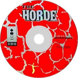 Artwork on the Disc for Horde on the Panasonic 3DO.