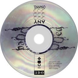 Artwork on the Disc for PO'ed on the Panasonic 3DO.