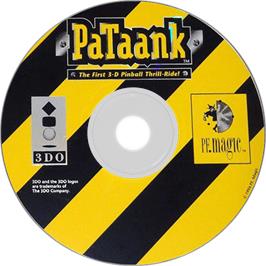 Artwork on the Disc for PaTaank on the Panasonic 3DO.